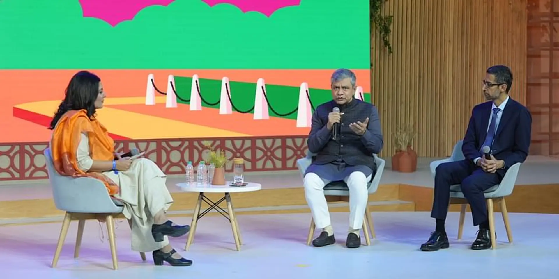 Google’s Sundar Pichai, IT Minister Ashwini Vaishnaw on leveraging AI for building bridges, taking UPI to the world