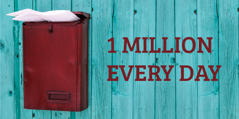 Thank you, dear readers! We now reach 1 million subscribers a day!