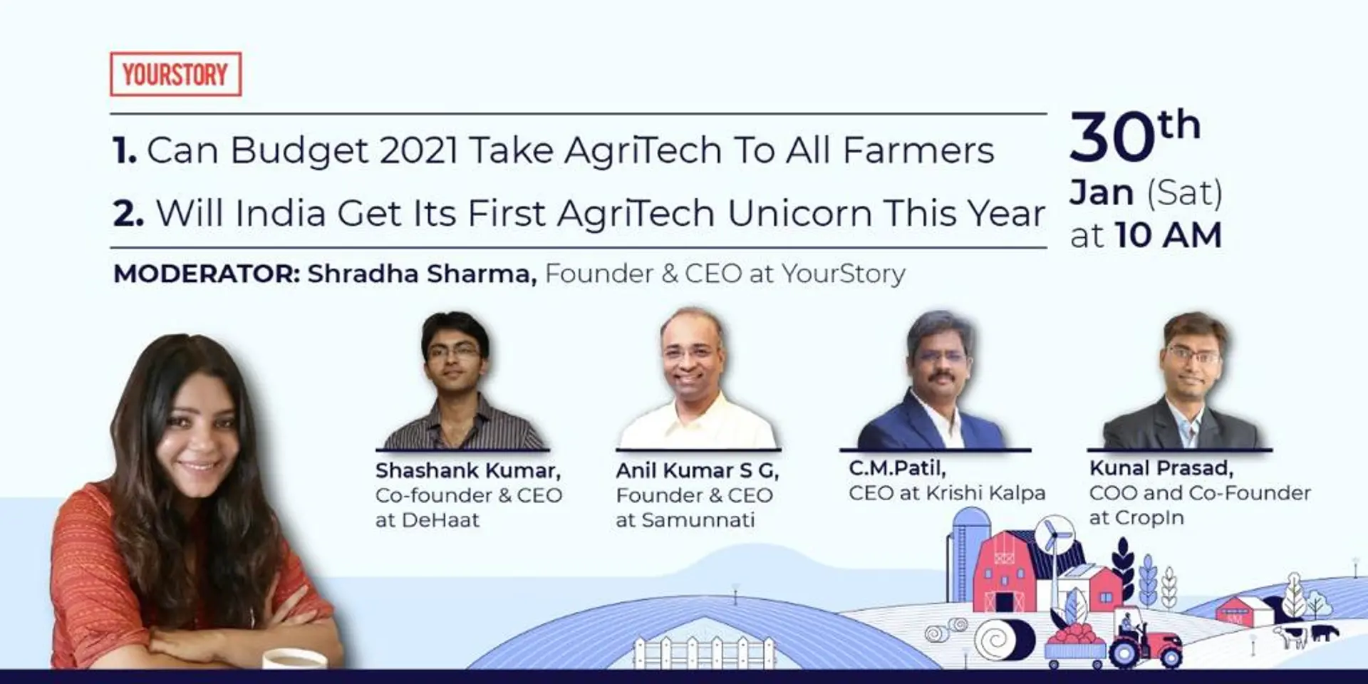 Budget 2021: Technology push to farming, increased credit on agritech startups’ agenda