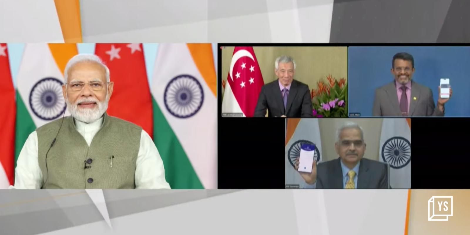 India, Singapore link digital payment systems 
