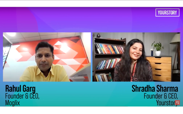 Shardha Sharma, Founder YourStory, in conversation with Rahul Garg, Founder CEO, Moglix