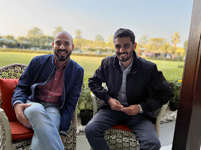 Evolve Founders Rohan Arora (left) and Anshul Kamath (right) 