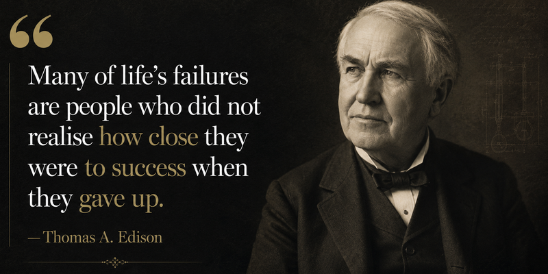 Why Giving Up Too Early Can Cost You Success