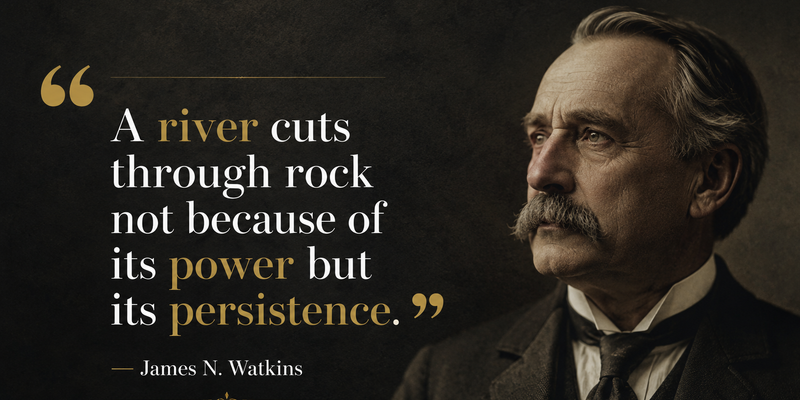 Why Persistence Outperforms Power: Lessons from a River’s Path