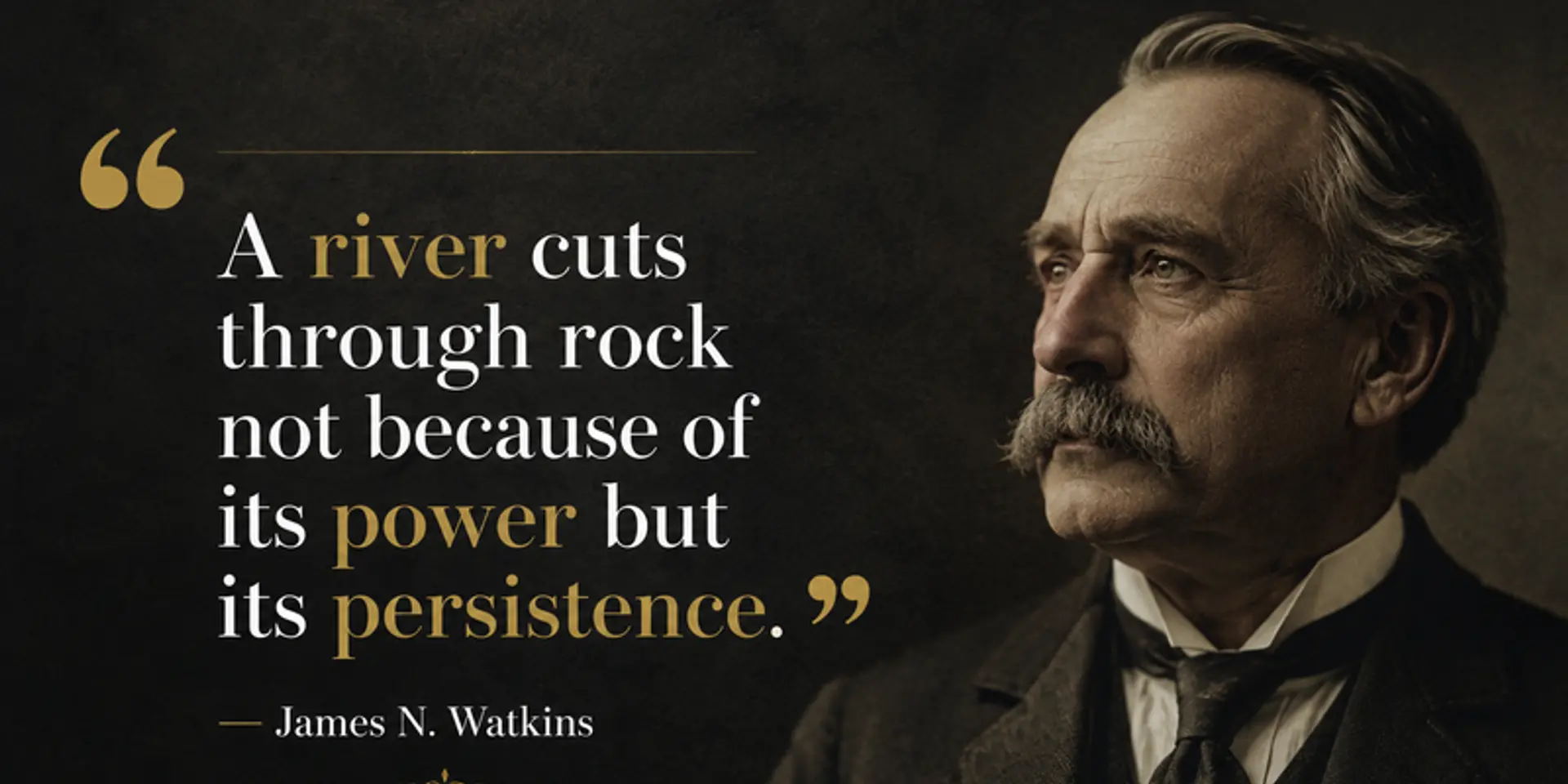 Why Persistence Outperforms Power: Lessons from a River’s Path