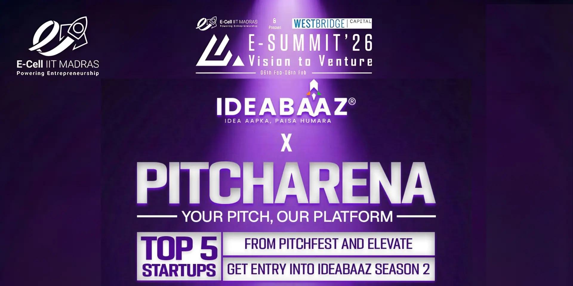 Pitch Arena 2026: A Platform for Startup Fundraising and Growth