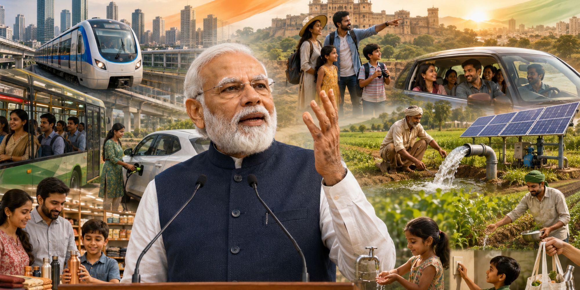 PM Modi Urges Indians to Support Nation With 7 Key Actions