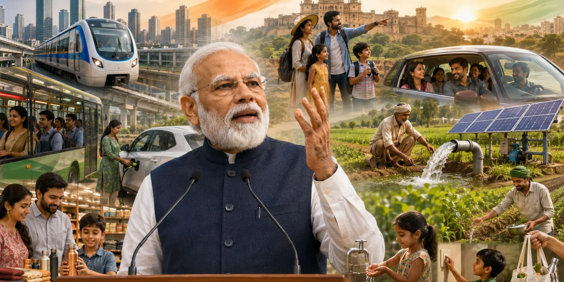 PM Modi Urges Indians to Support Nation With 7 Key Actions