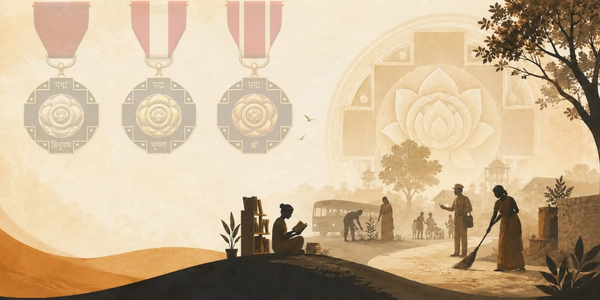 A bus conductor, a street-sweeping officer and more: India's unsung Padma heroes