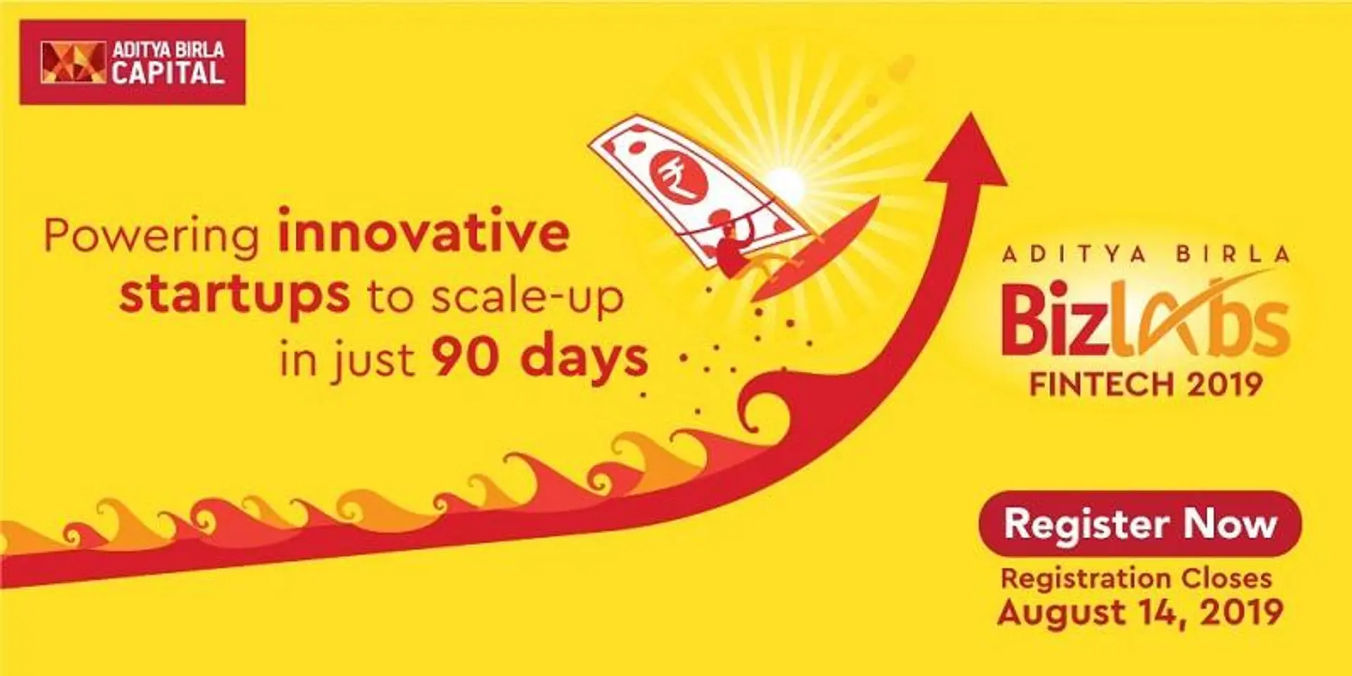 Aditya Birla BizLabs Fintech 2019 is inviting startups with innovative solutions to collaborate with Aditya Birla Capital and scale up in just 90 days