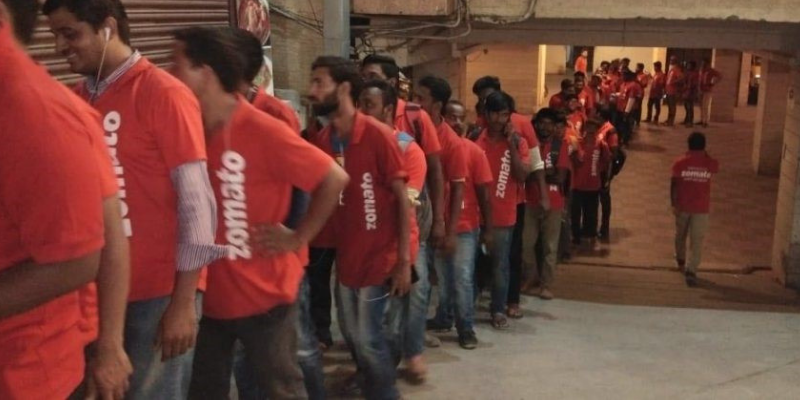 Zomato delivery executives are queuing up outside this restaurant. Here’s why