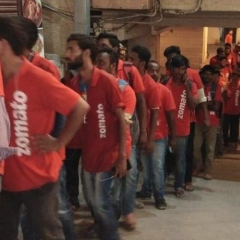 Zomato delivery executives are queuing up outside this restaurant. Here’s why