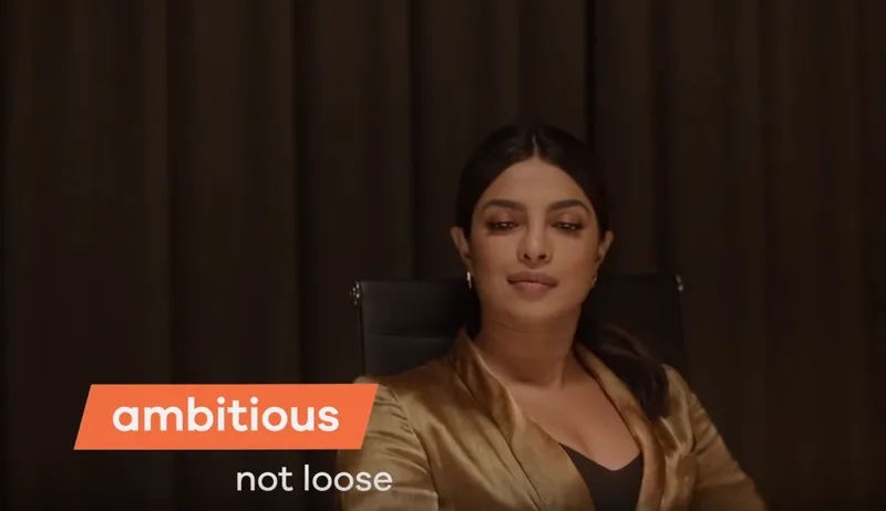 priyanka chopra for bumble