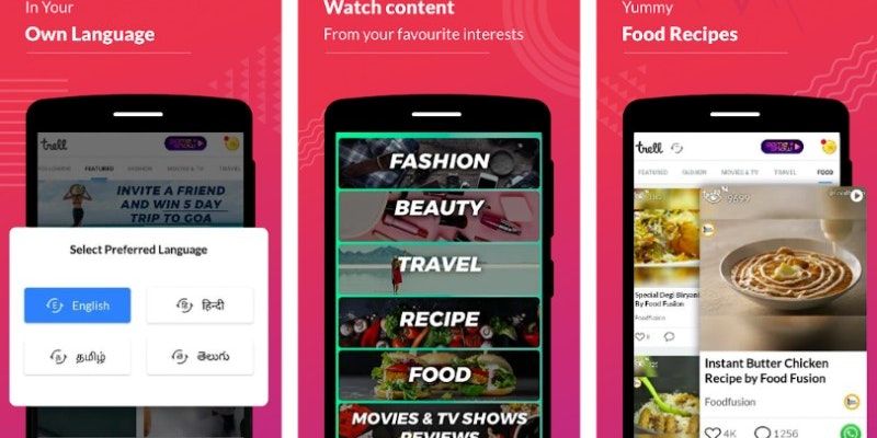 [App Fridays] Travel, food, and DIY: Pinterest-style lifestyle videos app Trell lets you discover them all