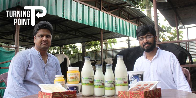 [The Turning Point] Why two friends decided to start a milk revolution in non-metro towns with dairy startup Puresh Daily