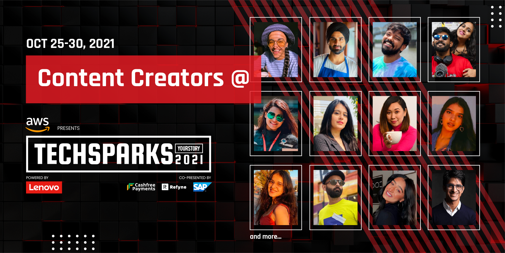 From women bikers and financiers, to a Masterchef contestant drumming up delicacies on YouTube: Meet the content creators taking the stage TechSparks 2021
