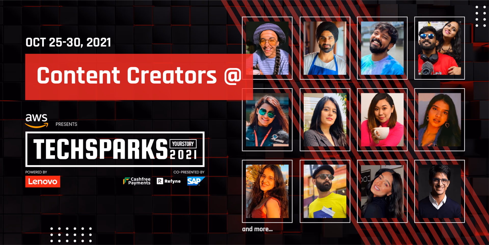 From women bikers and financiers, to a Masterchef contestant drumming up delicacies on YouTube: Meet the content creators taking the stage TechSparks 2021