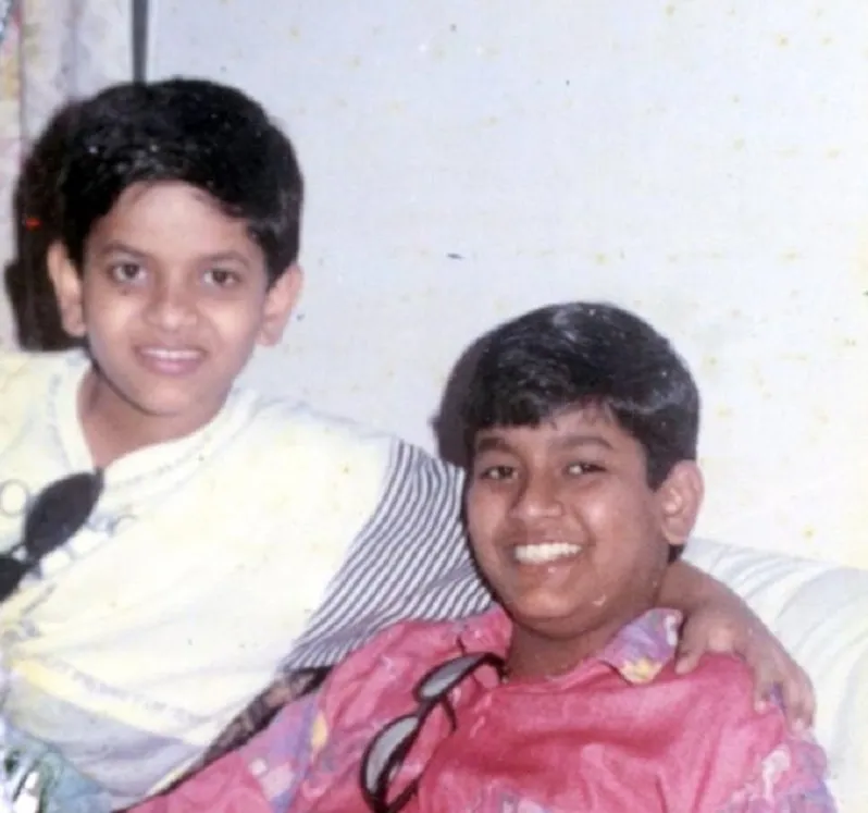 Gaurav and his brother