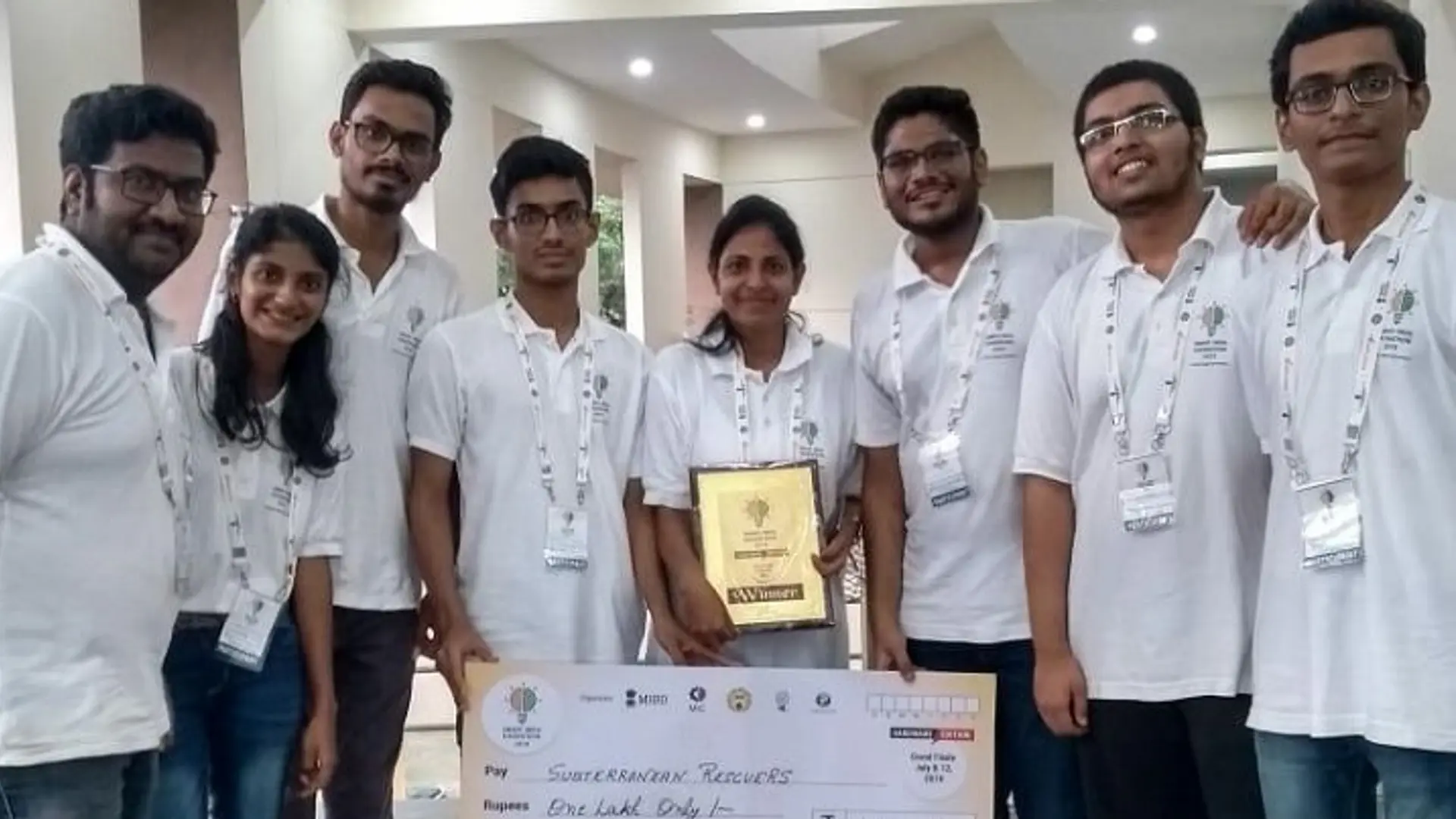 Engineering students invent a robotic system to save miners by minimising accidents in coal mines