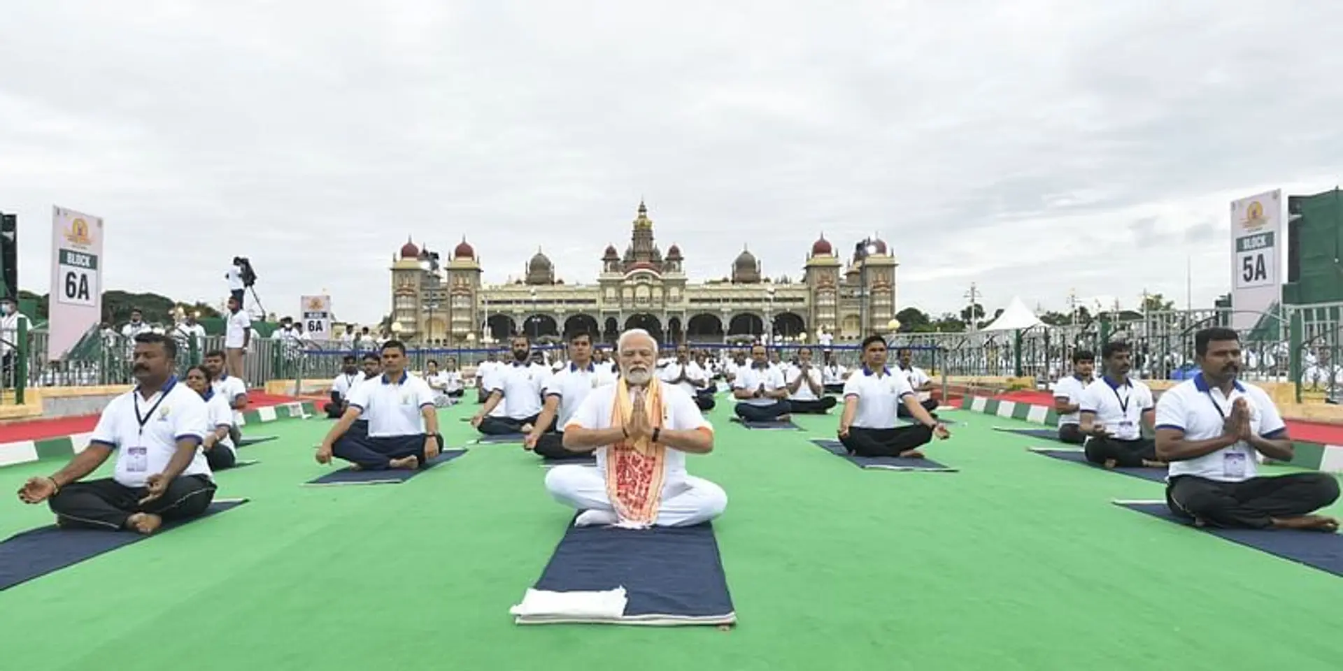 PM leads Yoga Day celebrations, says it is forming basis for international cooperation