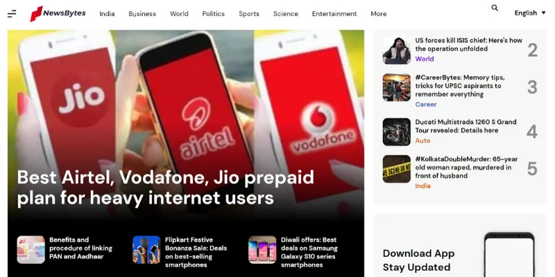 NewsBytes Website