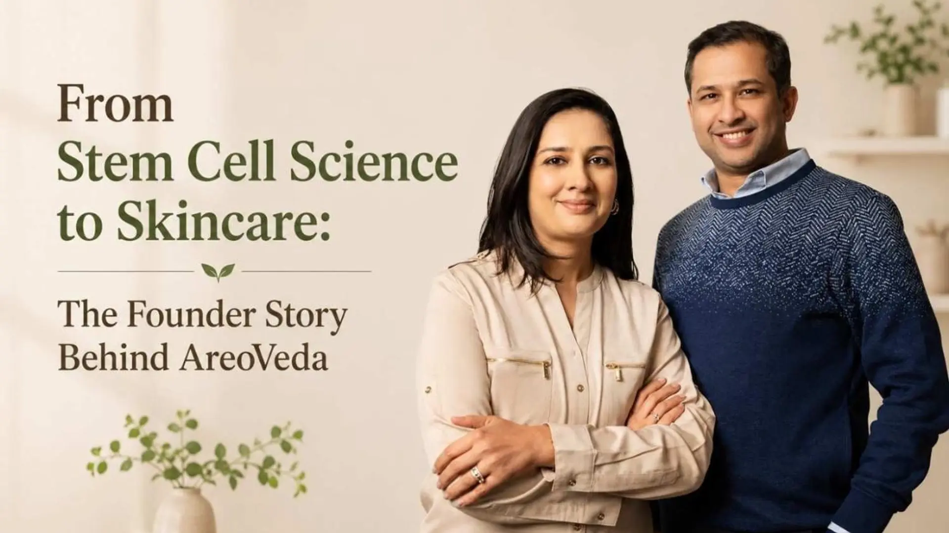 From Stem Cell Science to Skincare: The Founder Story Behind AreoVeda.