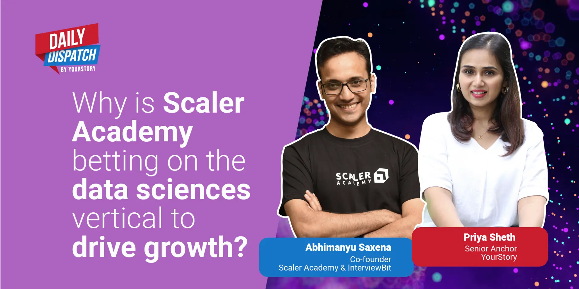 What makes data science a promising vertical for Scaler Academy?