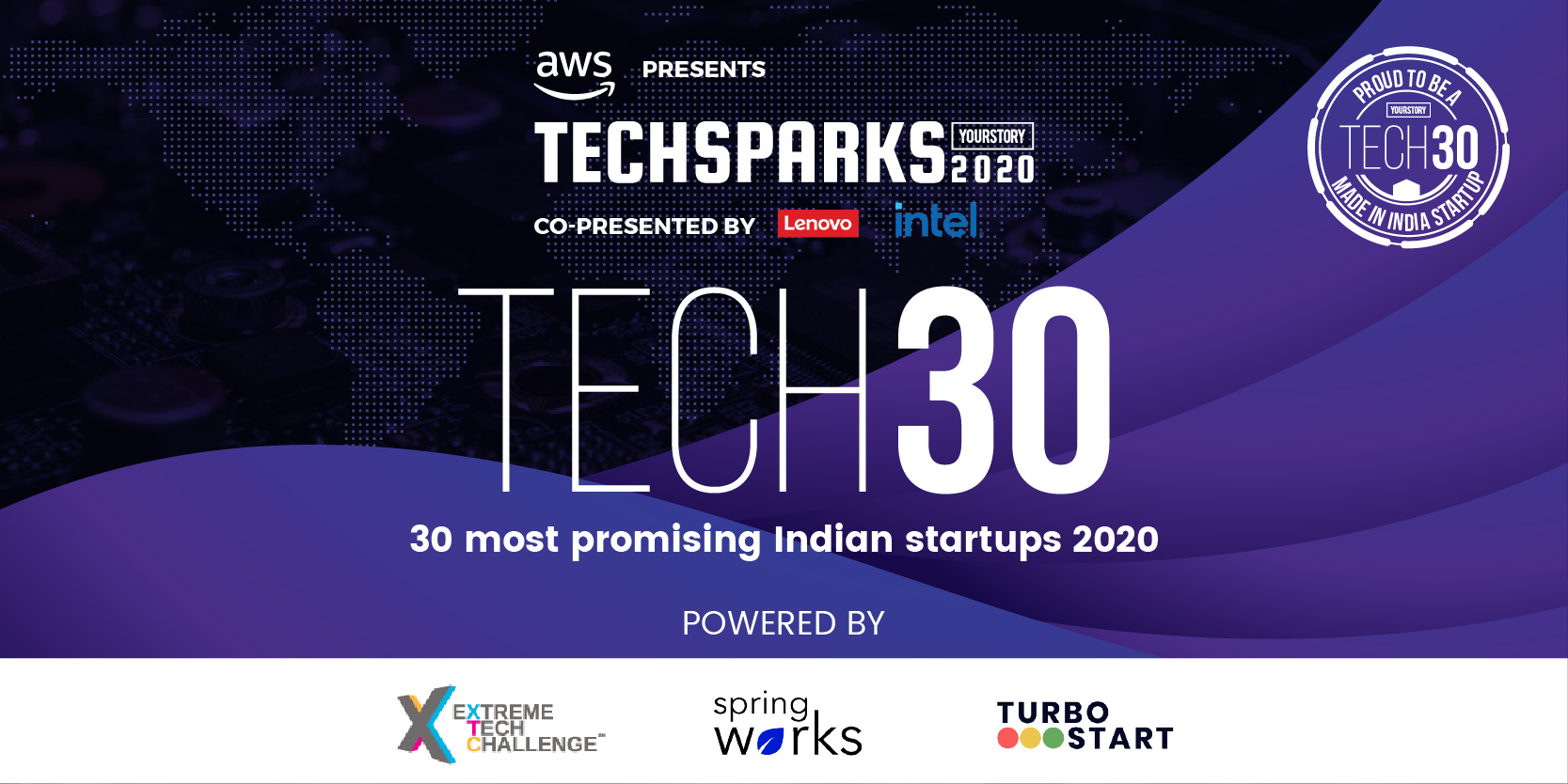 [TechSparks 2020] Unveiling Tech30: YourStory’s list of high-potential tech startups in India