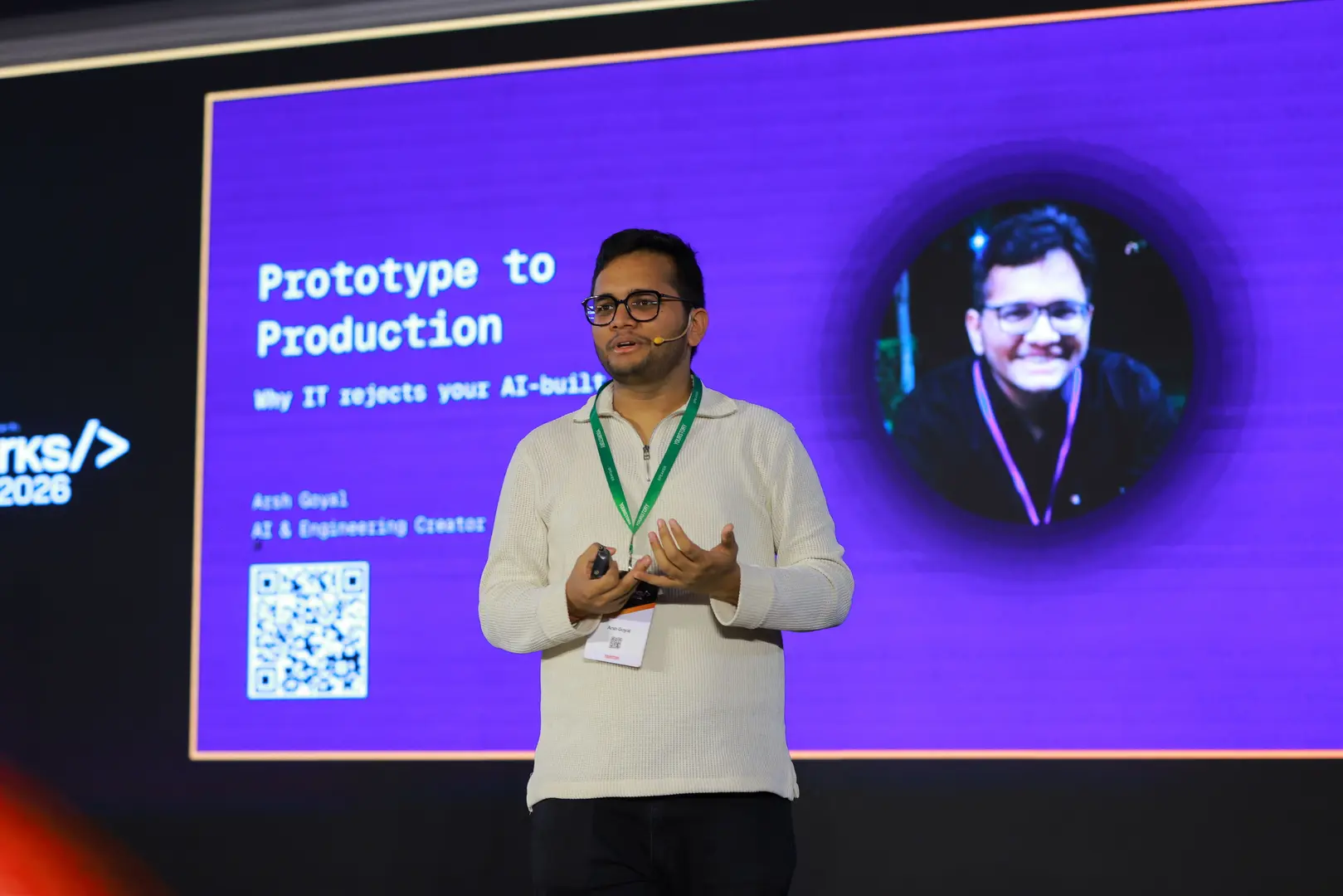 Fundamentals first: Arsh Goyal warns against vibe coding without security basics