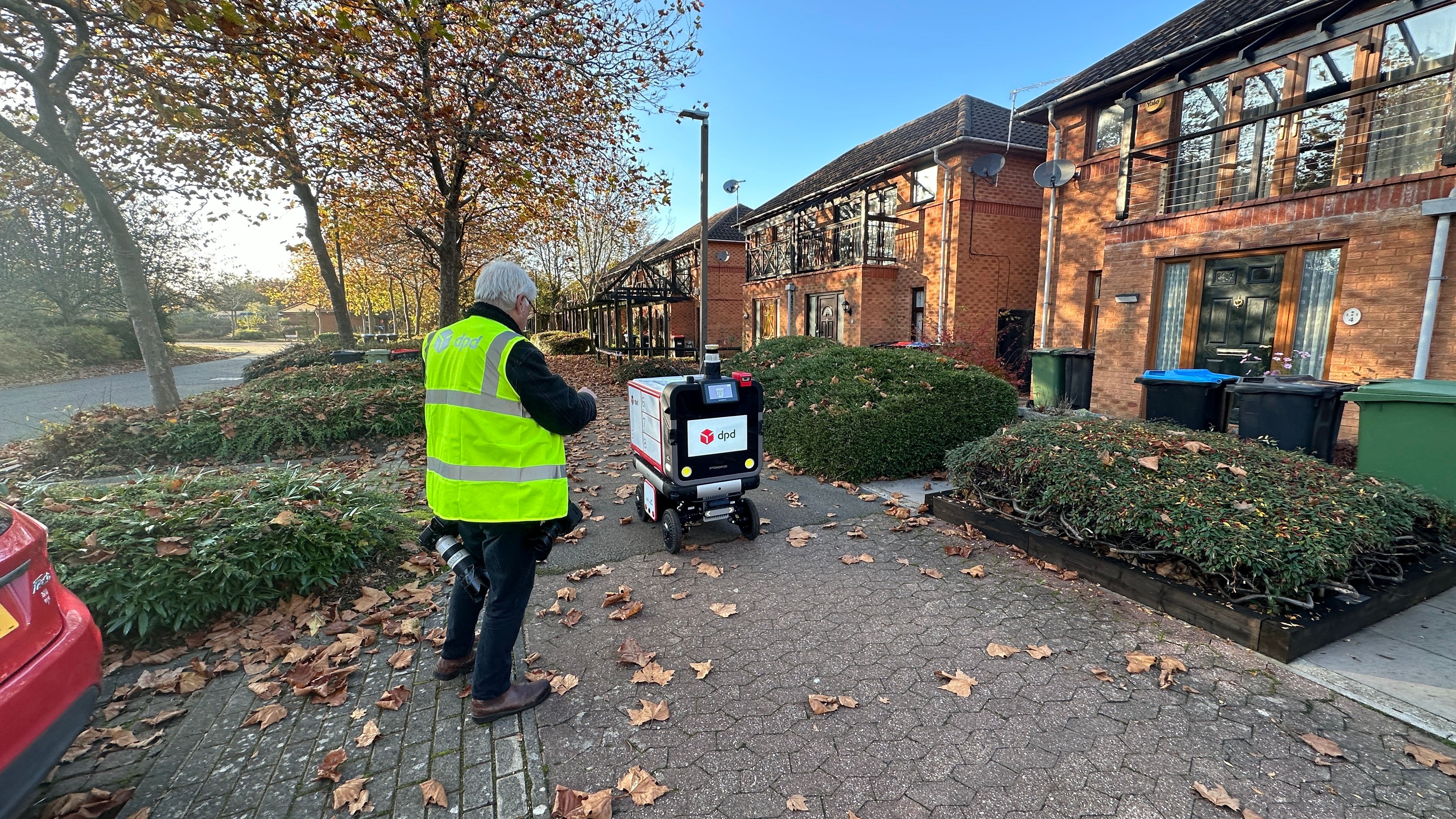 An Ottonomy robot in action. Source: Ottonomy