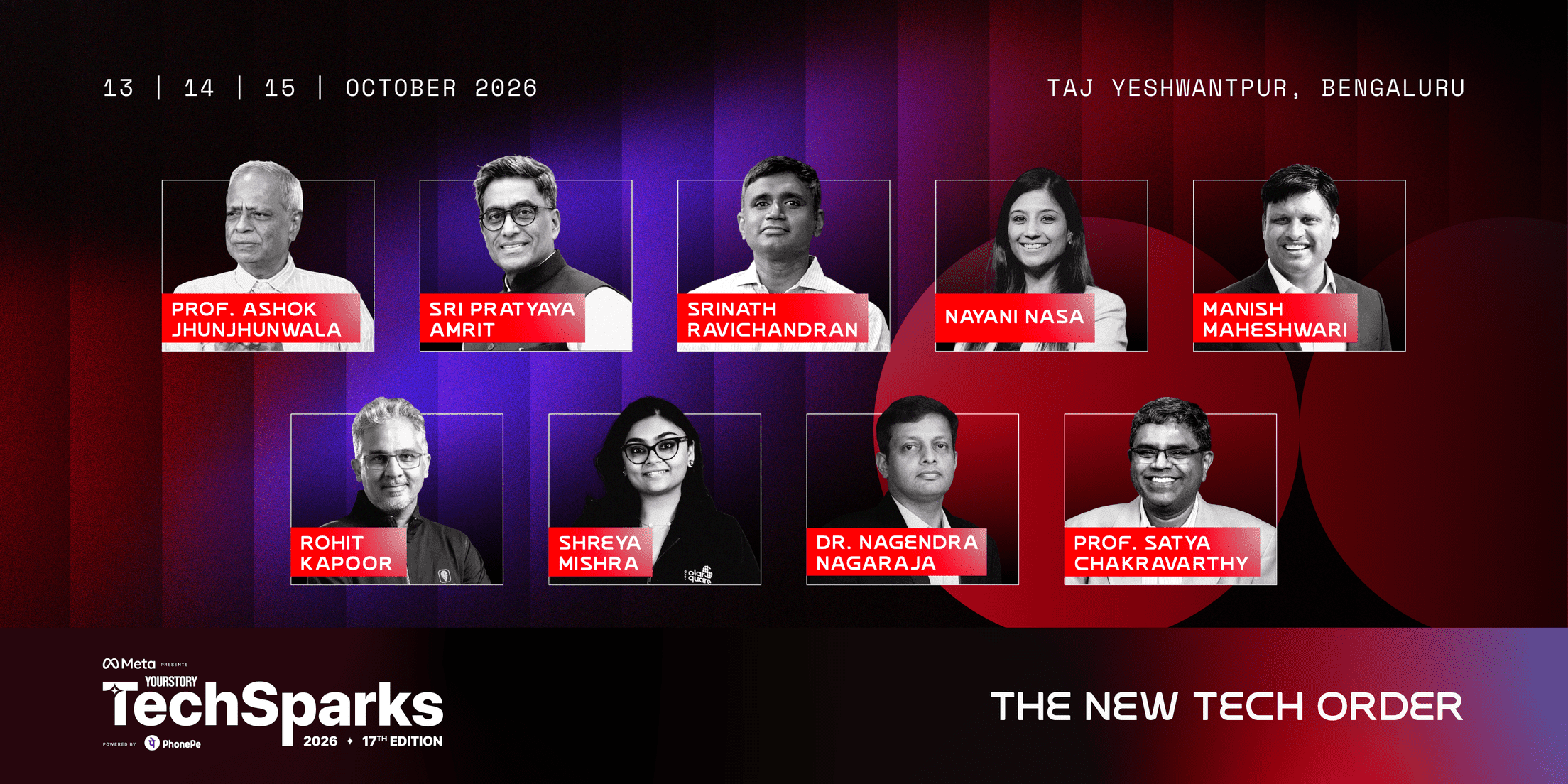 TechSparks 2026: Meet the speakers shaping conversations around The New Tech Order
