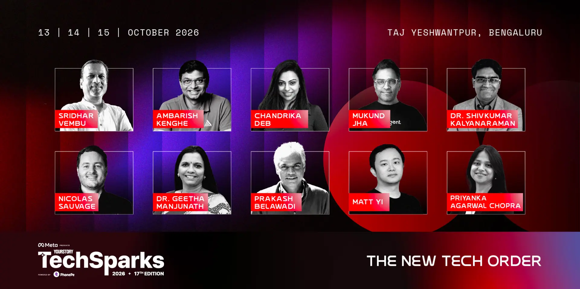 TechSparks 2026: Sridhar Vembu, Ambarish Kenghe, Mukund Jha, Chandrika Deb, and more join the lineup