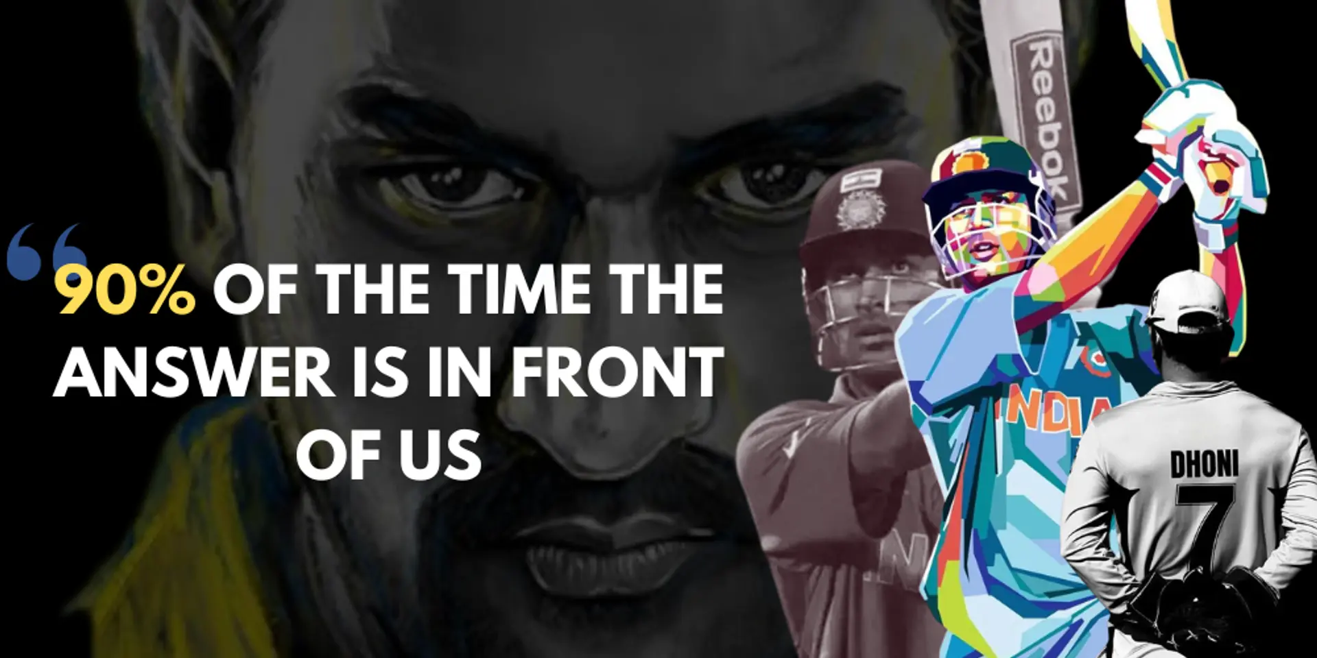 90% of the Time the Answer Is in Front of Us: MS Dhoni on Clarity and Decision