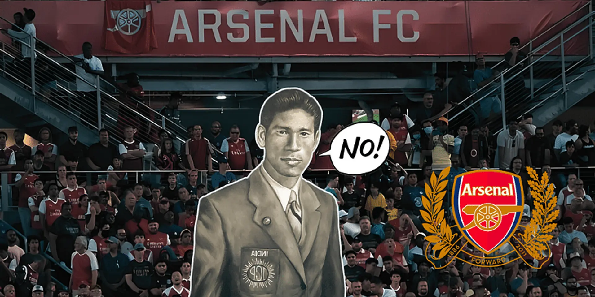 Talimeren Ao, an Indian football legend who turned down Arsenal for his father's wish.