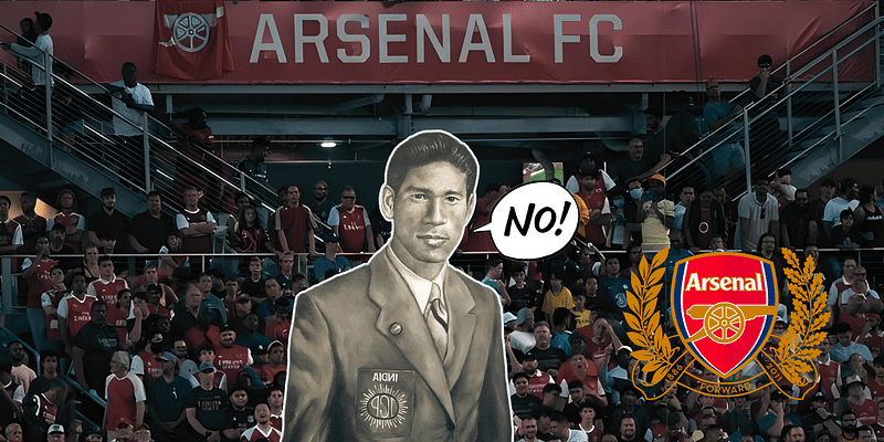 Talimeren Ao, an Indian football legend who turned down Arsenal for his father's wish.