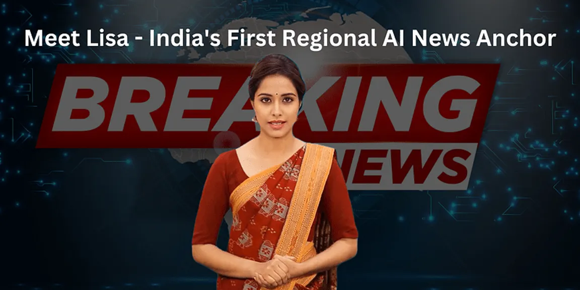 Introducing Lisa Indias First Regional Ai News Anchor Shakes Up