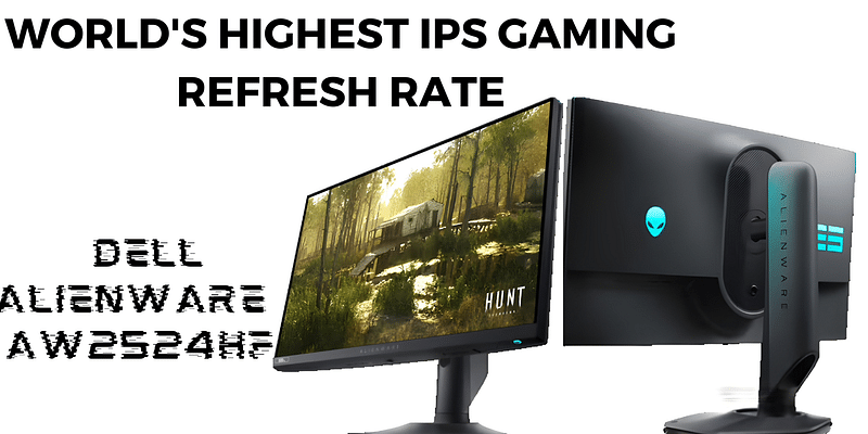 World's Highest IPS Gaming Refresh Rate: Alienware’s AW2524HF 500hz Monitor