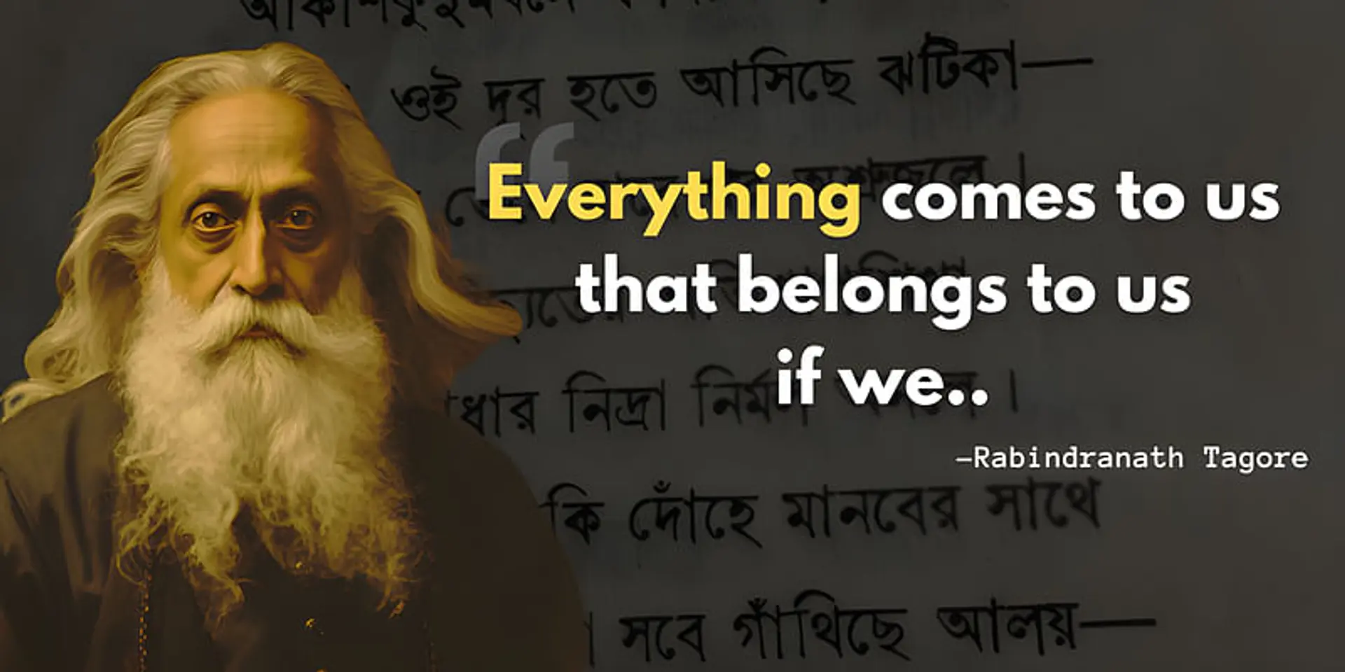 Are You Ready for Success? Learn Tagore's Secret to Growth