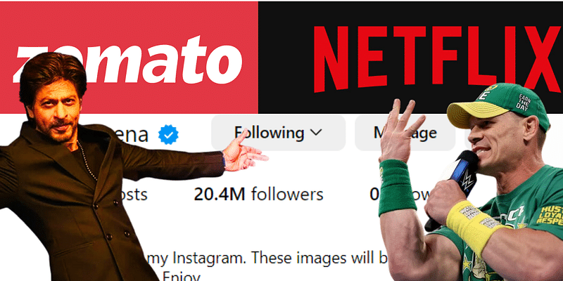 How Zomato and Netflix Capitalised on John Cena's SRK Instagram Post