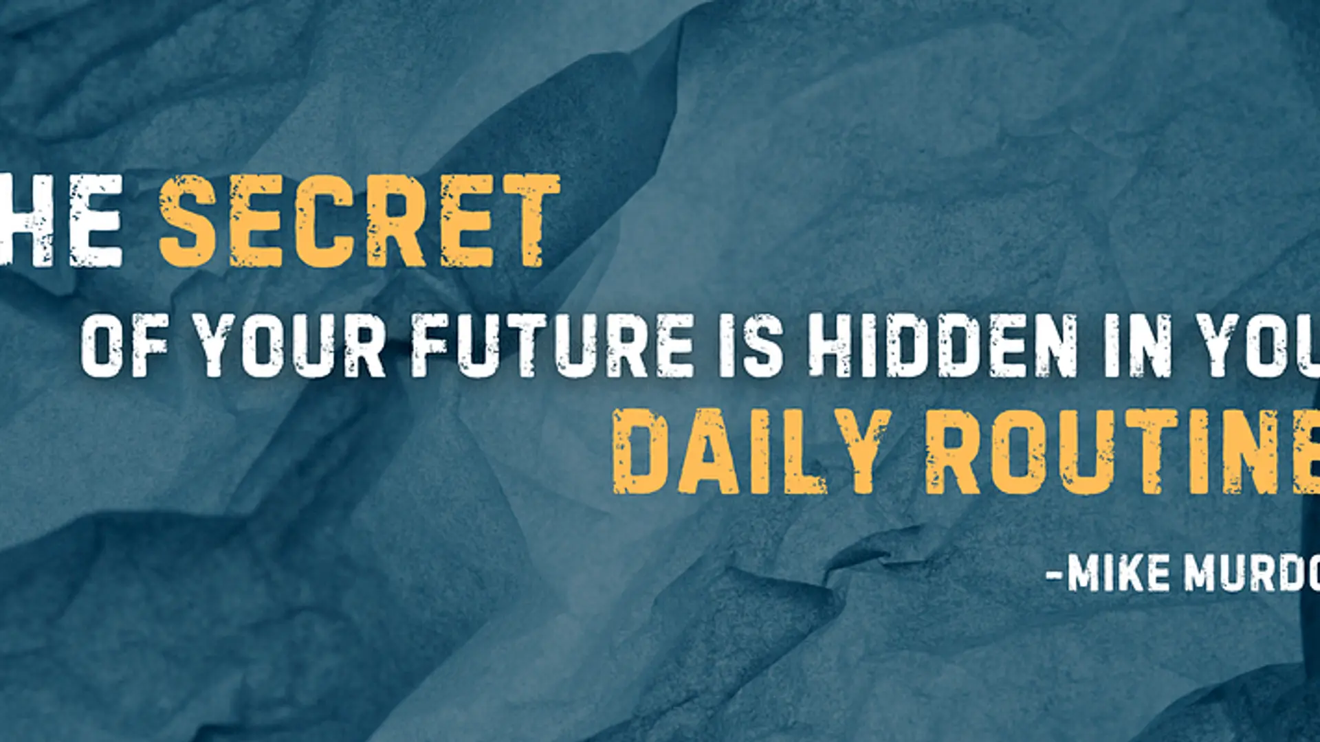 Shape Tomorrow Today: The Impact of Routine on Destiny | YourStory