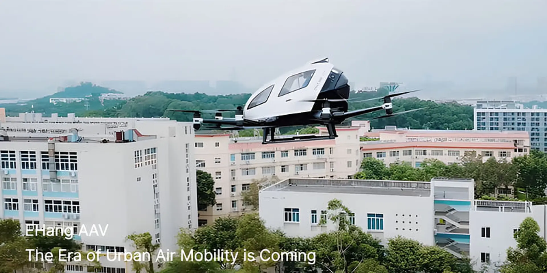 China's First Air Taxi Trials Take Off: EHang Ushers in New Travel Era