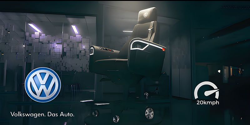 Volkswagen's Driveable Office Chair: Drive to Your Desk at 20 km/h