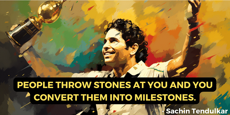 Turn Setbacks into Success: Lessons from Cricket Legend Tendulkar