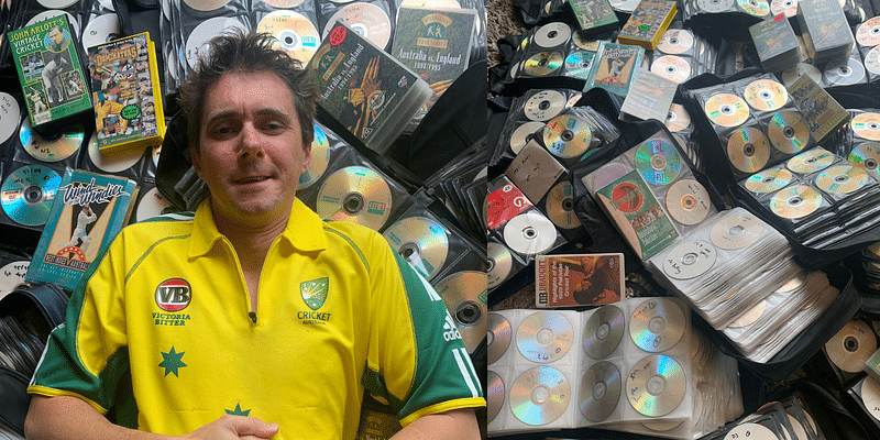 Biggest Cricket Fan's 40-Year Archive: 30,000 DVDs, The Rob Moody/Robelinda2 Tale