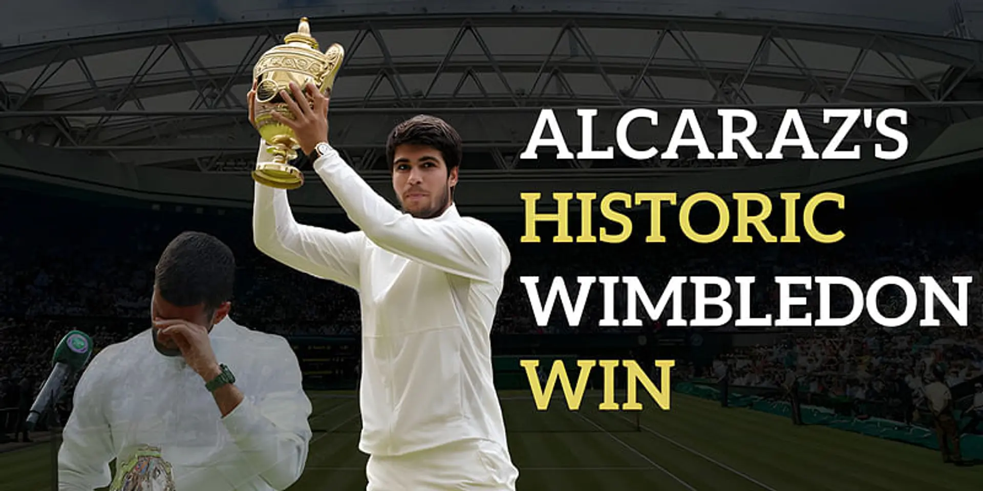 20-year-old Alcaraz Makes History with Wimbledon Win Against Djokovic