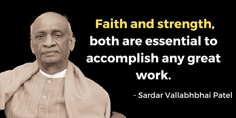 Faith & Strength: Patel's Secret Formula to Great Achievements