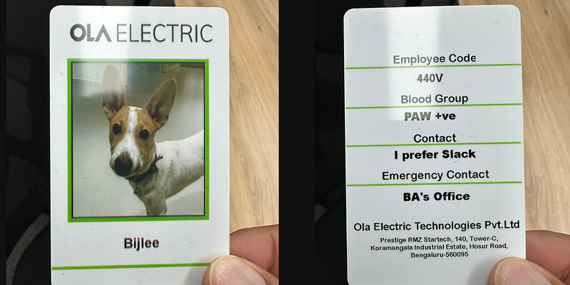 Ola Electric's New Employee is a Dog Named Bijlee, Reveals CEO Bhavish Aggarwal