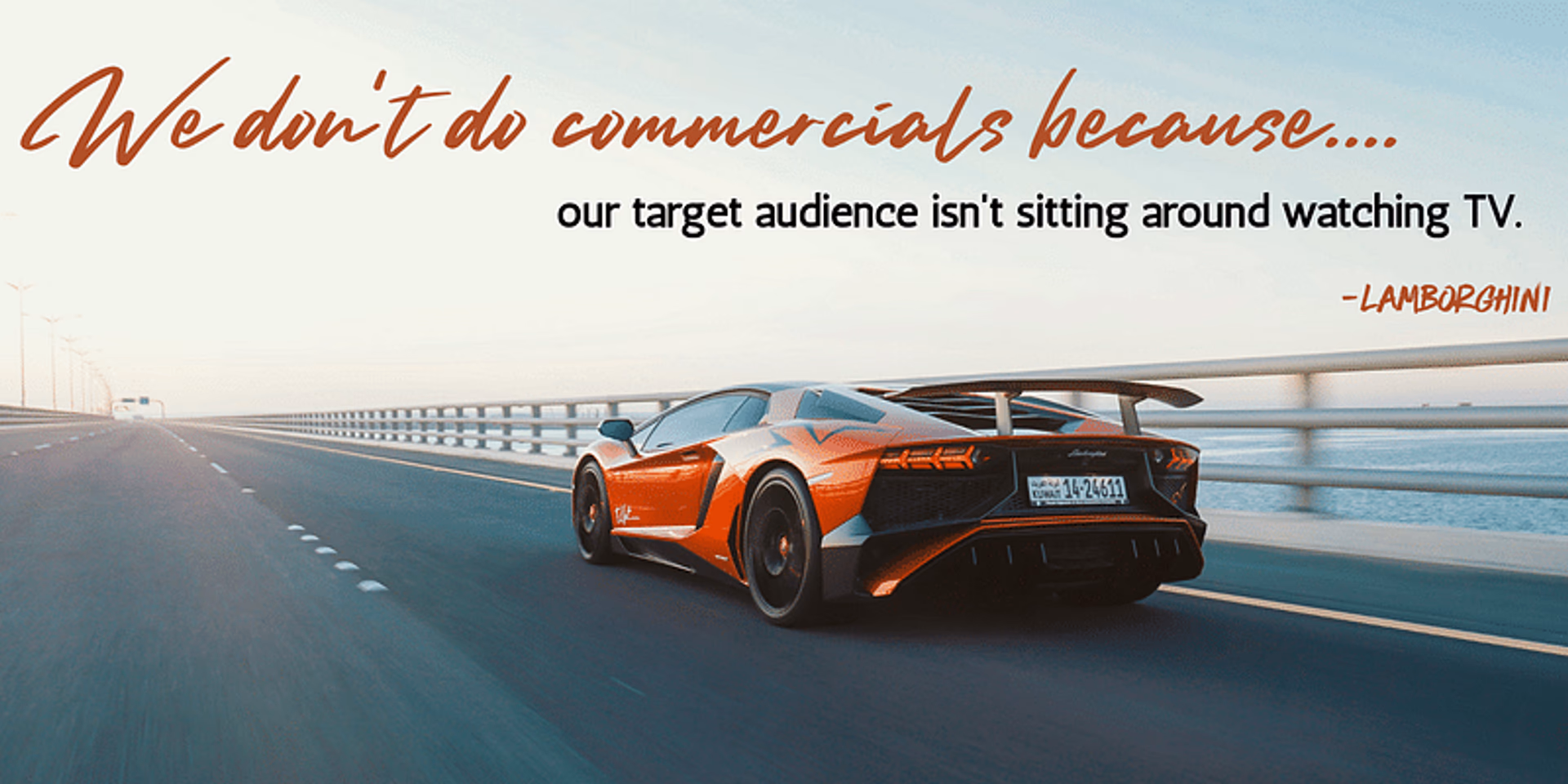Why Lamborghini Doesn't Advertise on TV: A Luxury Marketing Masterclass