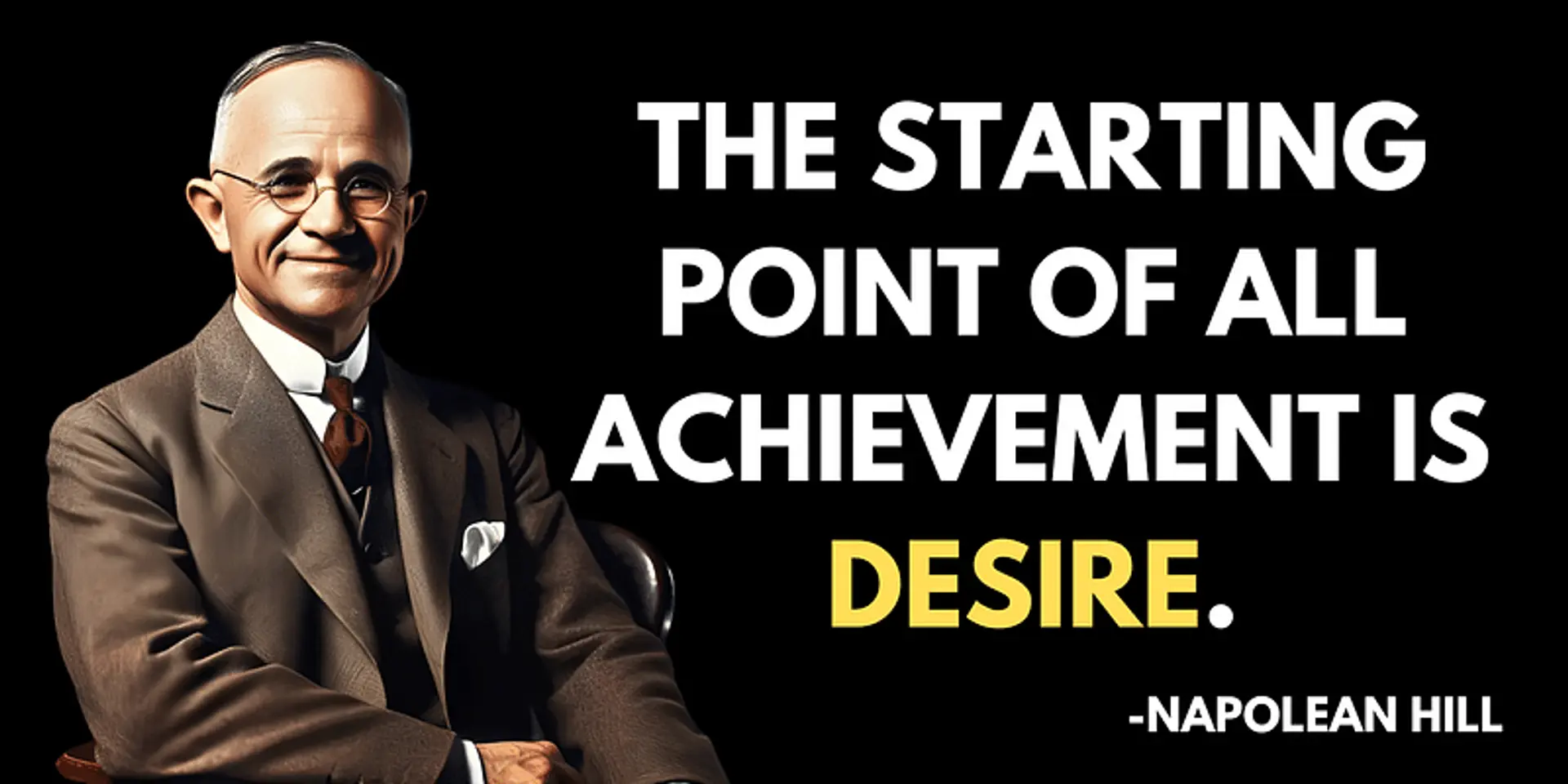 Napoleon Hill's Secret: Desire Drives Success