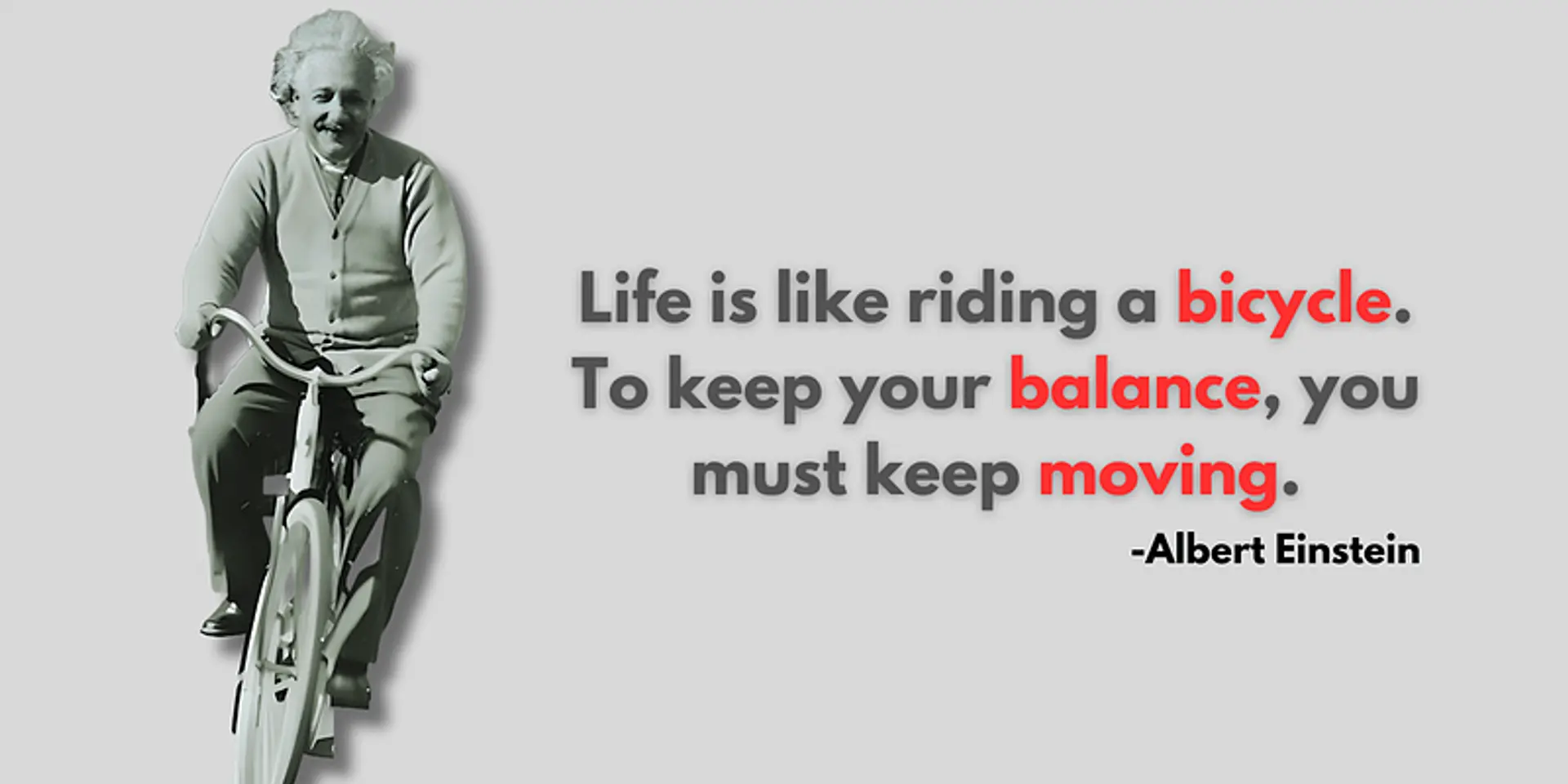 Find Your Equilibrium: How Einstein's Bicycle Metaphor Can Transform Your Life